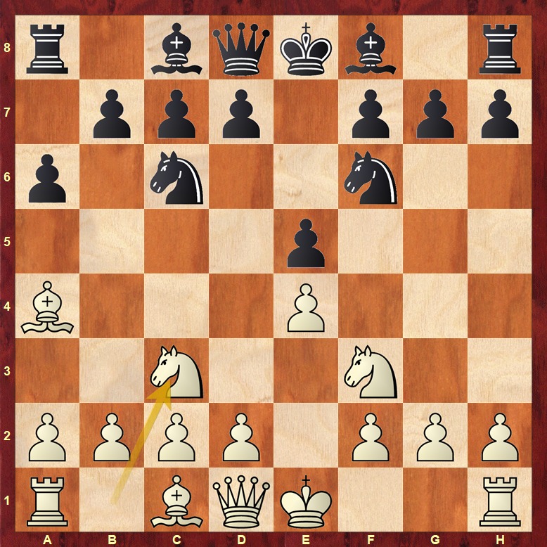 Blancas Española con Cc3